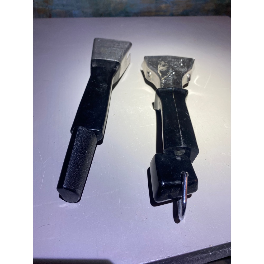Vintage Corning Ware Detachable Handles Set of 2 Black Silver A and P series. - Picture 2 of 3